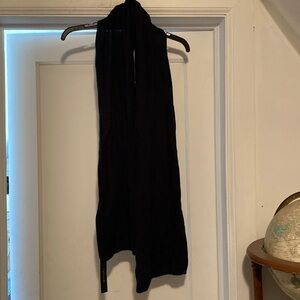 Tahari 💯 Luxurious 2Ply Cashmere Black Scarf New Never Used